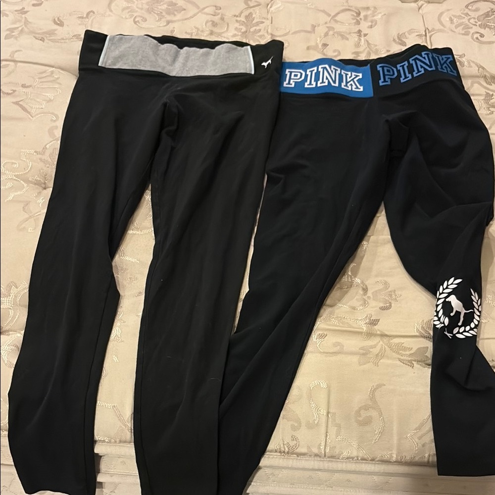 Black and Gray Leggings Set